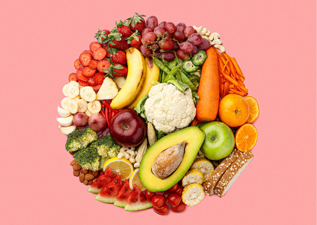 Obst und Gemüse der Saison